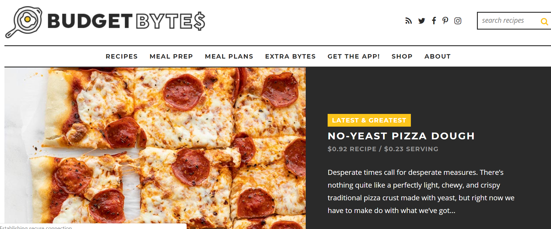 budget bytes