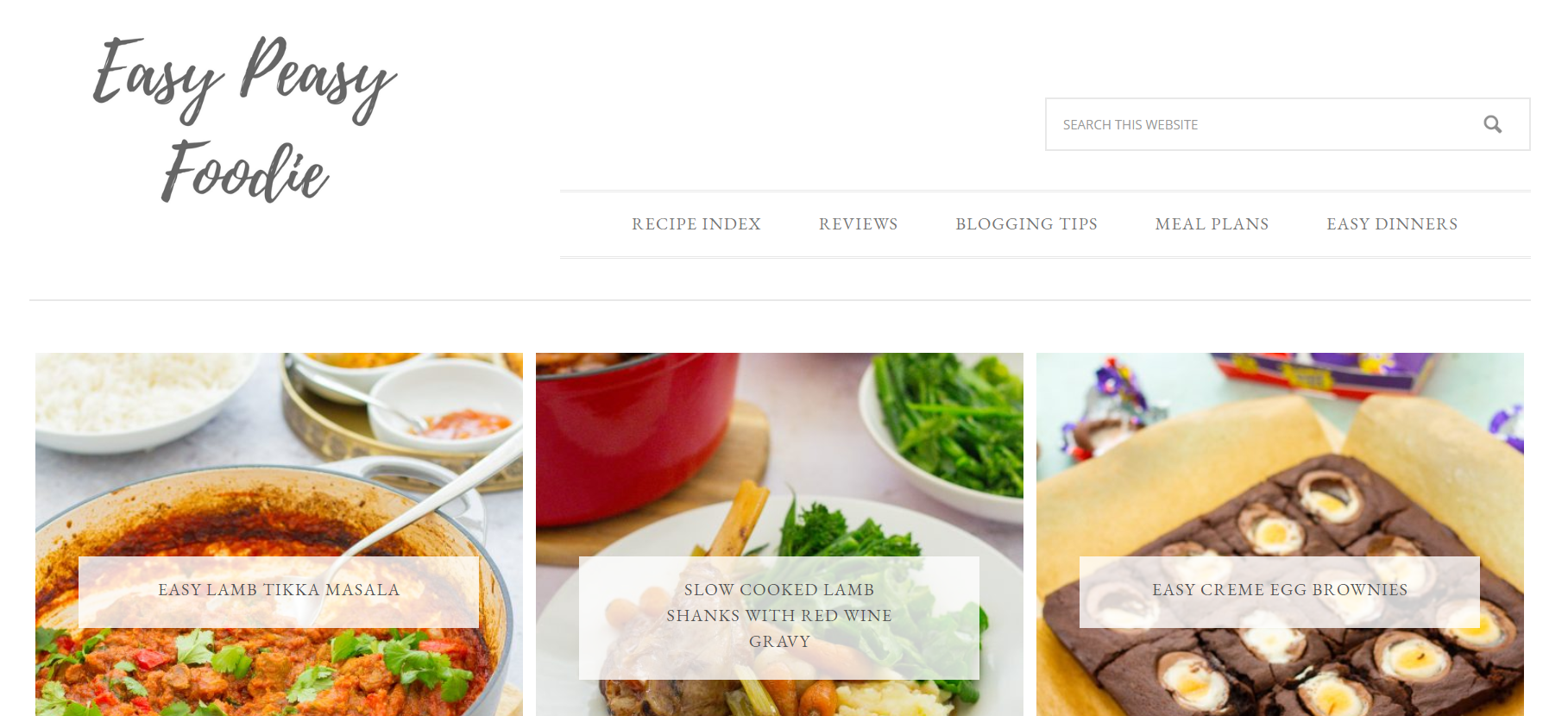 easy peasy foodie