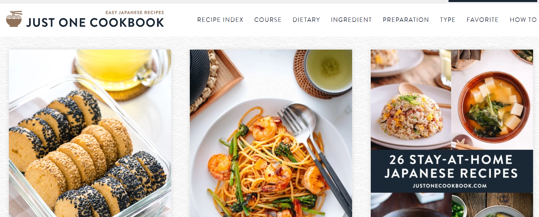 just one cookbook